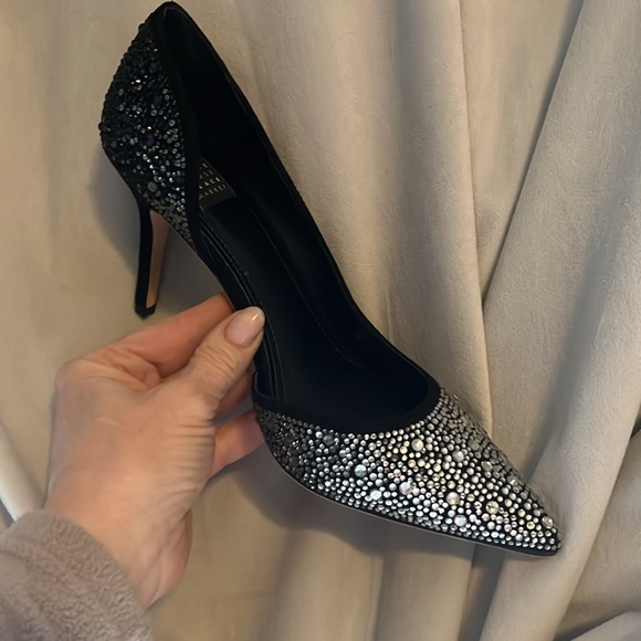 White House black market bling ombré crystal heels - Picture 3 of 13